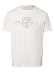 Gant T-Shirt Grau/Weiß