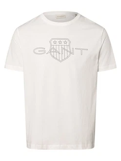Gant T-Shirt Grau/Weiß Gant T-Shirt Grau/Weiß