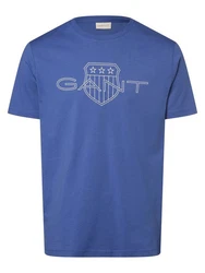 Gant T-Shirt Grau/Hellblau/Blau