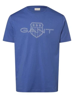 Gant T-Shirt Grau/Hellblau/Blau