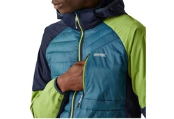 Regatta Softshelljacke Outdoorjacke Andreson Pro Hybrid Blau/Türkis/Grün