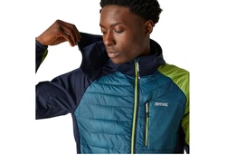 Regatta Softshelljacke Outdoorjacke Andreson Pro Hybrid Blau/Türkis/Grün