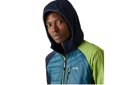 Regatta Softshelljacke Outdoorjacke Andreson Pro Hybrid Blau/Türkis/Grün