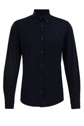 WE Fashion Businesshemd Dunkelblau/Hellblau