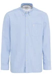 camel active Langarmhemd Hellblau/Blau/Dunkelblau