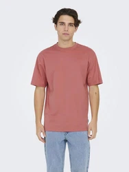 ONLY & SONS T-Shirt Fred Rot/Rosa/Lila