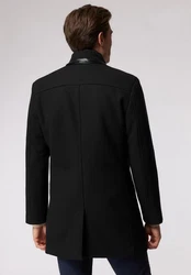 Roy Robson Kurzmantel Urban Coat Schwarz