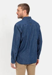 camel active Jeanshemd Blau/Dunkelblau/Hellblau