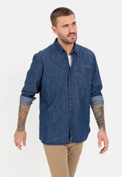 camel active Jeanshemd Blau/Dunkelblau/Hellblau