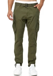 Indicode Cargohose INWilliam Dunkelgrün/Khaki/Grün
