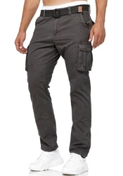 Indicode Cargohose INWilliam Khaki/Hellgrau/Grau/Dunkelgrau/Dunkelgrün