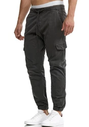 Indicode Herren Levi Cargo Hose Khaki/Dunkelgrün/Dunkelgrau