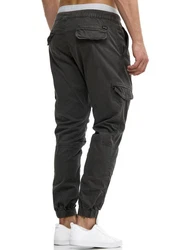 Indicode Herren Levi Cargo Hose Khaki/Dunkelgrün/Dunkelgrau