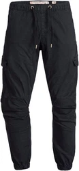 Indicode Herren Levi Cargo Hose Dunkelgrau/Khaki/Schwarz/Grau