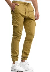Indicode Herren Levi Cargo Hose Khaki/Braun