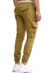 Indicode Herren Levi Cargo Hose Khaki/Braun