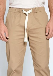 GANG Chinohose 94SANTO JOGGER Jogger Style Beige/Khaki/Braun