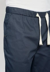 GANG Chinohose 94SANTO JOGGER Jogger Style Dunkelblau/Blau/Hellblau/Grau