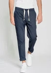GANG Chinohose 94SANTO JOGGER Jogger Style Dunkelblau/Blau/Hellblau/Grau