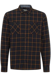 Blend Langarmhemd BLEND BHShirt Braun/Dunkelgrün/Khaki/Dunkelrot