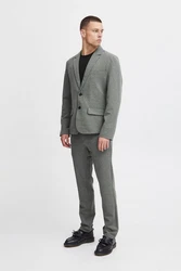 Blend Stoffhose BLEND BHLangford Hellgrau/Dunkelgrün/Khaki/Grau