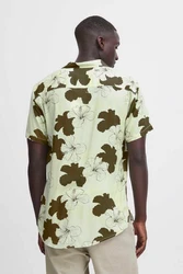 Blend Kurzarmhemd BHShirt Dunkelgrün/Khaki/Türkis