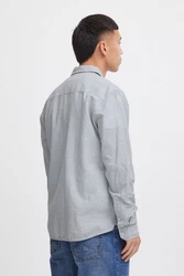 Blend Langarmhemd BLEND BHShirt Grau/Hellblau/Hellgrau/Blau/Grün