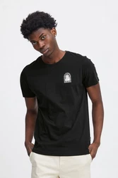 Blend T-Shirt BLEND BHTee Schwarz/Beige/Weiß