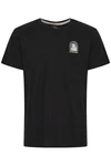 Blend T-Shirt BLEND BHTee Schwarz/Beige/Weiß