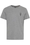 Blend T-Shirt BHTee Braun/Blau/Dunkelgrün
