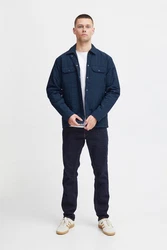 Blend Hemdjacke BLEND BHJacket Dunkelblau/Blau/Hellblau