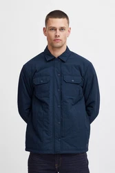 Blend Hemdjacke BLEND BHJacket Dunkelblau/Blau/Hellblau