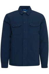 Blend Hemdjacke BLEND BHJacket Dunkelblau/Blau/Hellblau
