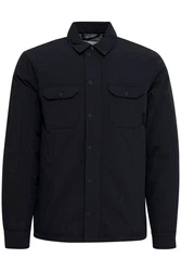Blend Hemdjacke BLEND BHJacket Dunkelblau/Schwarz/Grau