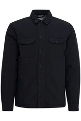 Blend Hemdjacke BLEND BHJacket Dunkelblau/Schwarz/Grau