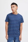 Blend T-Shirt BLEND BHTee Dunkelblau/Blau/Lila/Hellblau