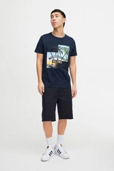 Blend T-Shirt BLEND Style BHTee Dunkelblau/Grün/Blau/Lila/Hellblau