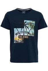Blend T-Shirt BLEND Style BHTee Dunkelblau/Grün/Blau/Lila/Hellblau