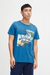 Blend T-Shirt BLEND Style BHTee Blau
