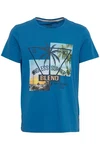 Blend T-Shirt BLEND Style BHTee Blau
