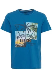Blend T-Shirt BLEND Style BHTee Blau