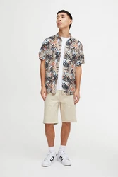 Blend Kurzarmhemd BHShirt Beige/Khaki/Weiß/Hellblau/Creme