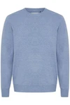 Blend Sweatshirt Strickpullover Bruton Blau/Grau/Hellblau
