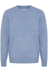 Blend Sweatshirt Strickpullover Bruton Blau/Grau/Hellblau