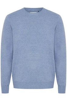 Blend Sweatshirt Strickpullover Bruton Blau/Grau/Hellblau