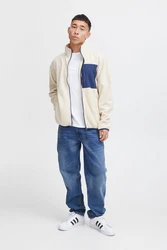 Blend Fleecejacke BLEND BHSweatshirt Beige/Khaki