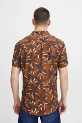 Blend Kurzarmhemd BLEND BHShirt Braun