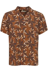 Blend Kurzarmhemd BLEND BHShirt Braun