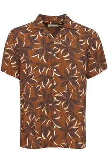 Blend Kurzarmhemd BLEND BHShirt Braun