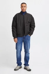 Blend Bomberjacke BLEND BHOuterwear Schwarz/Blau/Rot